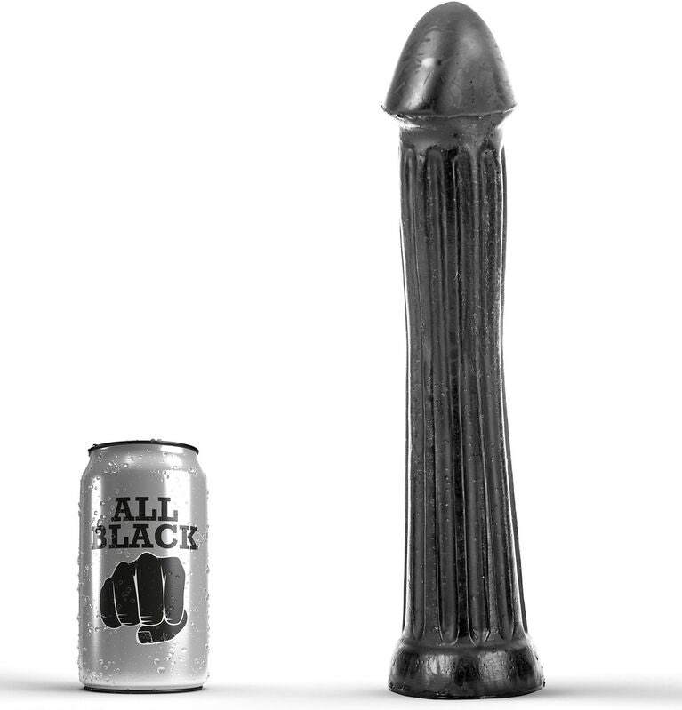Enjoy enhanced sensations with the All Black Anal Plug Dildo. Deep grooves, soft-touch, body-safe, and perfect for intense play. Compatible with all lubricants.1